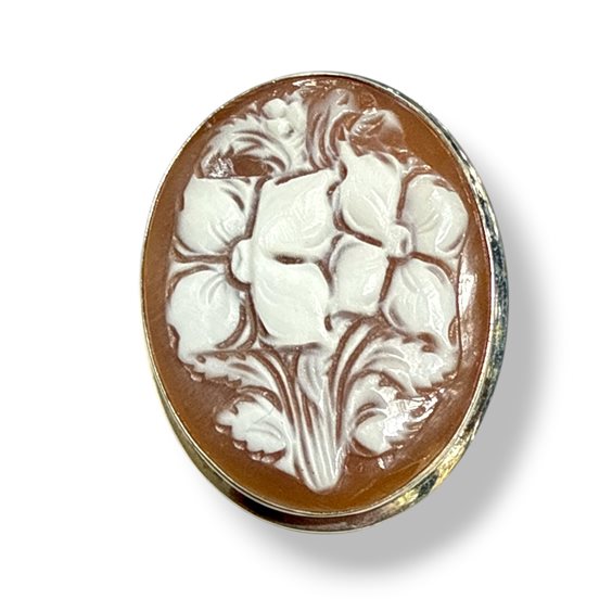 Brosche Mandile 1922 Dame Cammei  in Silber Conchiglia 2MSPCM166 - 2MSPCM166